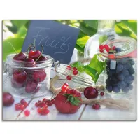 ARTland Wandbild »Frischer Früchte Sommer«, Lebensmittel, (1 St.), als