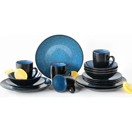 CreaTable Capri Kombiservice 16-tlg. blau