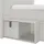Gami Stauraumbett GAMI 123 x 80 x 207 cm Eiche gebleicht braun