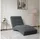 moeblo Chaiselongue Livano 73 x 79 x 170 cm Grau