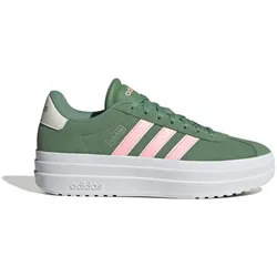 adidas VL Court Sneaker Damen - grün/pink/weiß-40