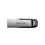 SanDisk Ultra Flair USB 3.0 Flash-Laufwerk 64 GB (robustes und elegantes Metallgehäuse, Passwortschutz, 150 MB/s Lesen) Schwarz
