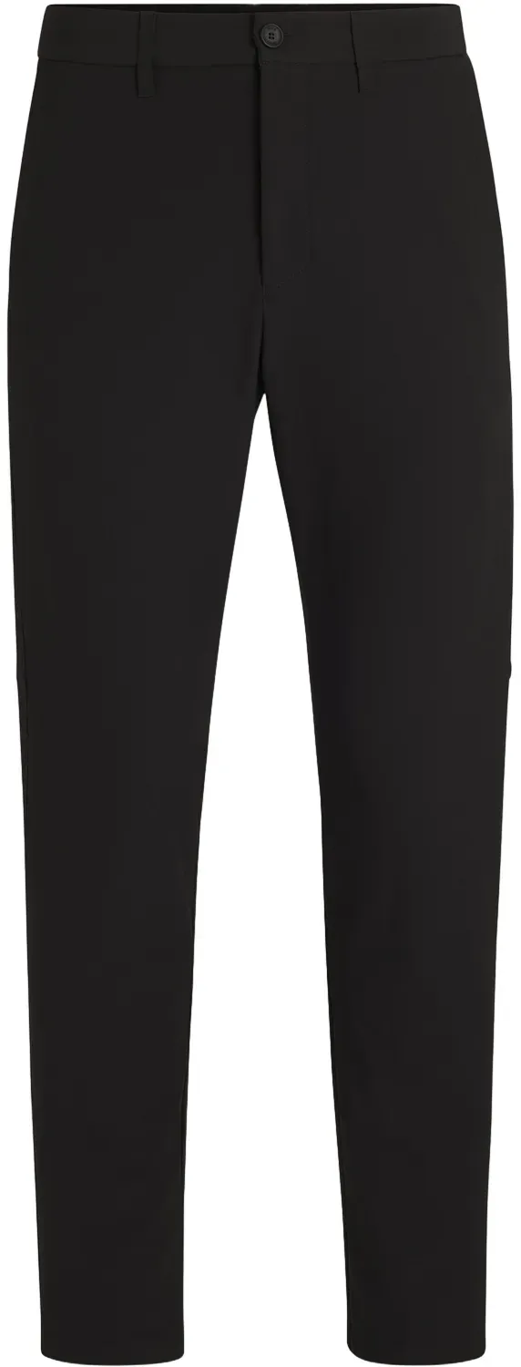 HUGO BOSS Hose Commuter Regular, schwarz