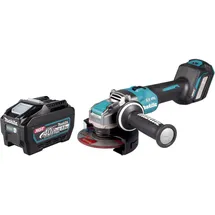 Makita GA 041 GT1 Akku Winkelschleifer 40 V max. 125 mm X-LOCK Brushless + 1x Akku 5,0 Ah - ohne Ladegerät