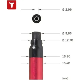 Stier Mikro-Stabschleifer MSS-56 Länge 140 mm
