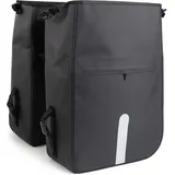 Wiltec Doppel Gepäckträgertasche schwarz