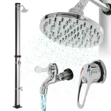 Solardusche Gartendusche Dusche mit Fußdusche Pooldusche Regendusche 20L