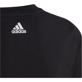 adidas Essentials Linear Logo Slim Fit T-Shirt Kinder 000 - black/white 164