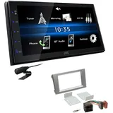 JVC Autoradio Touchscreen Bluetooth für Iveco Daily IV und V 2006-2014 silber