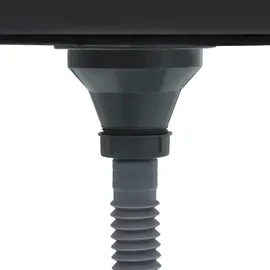 vidaXL Handgemachte Einbauspüle Schwarz Edelstahl - vidaXL