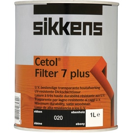Sikkens sikcf7pe 1L Cetol Filter 7-plus transluzent Lasur, ebenholz