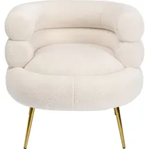 Kare Kare-Design Cocktailsessel, Creme, Textil, 74x77x73 cm, Wohnzimmer, Sessel, Polstersessel,