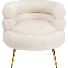 Kare Kare-Design Cocktailsessel, Creme, Textil, 74x77x73 cm, Wohnzimmer, Sessel, Polstersessel,