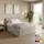 home collective Polsterbett 120 x 200 cm Silber