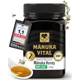MGO 550+ 500g  100% echter Premium Manukahonig aus Neuseeland mit zertifizier...