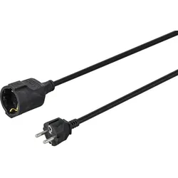 Sygonix Conrad SY-4872636, 5 m, Draußen, Gerade, IP20, Schwarz, Innenhof, Vorgar