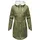 Navahoo Leichter Damen Übergangsmantel Langer Parka mit Kapuze Xankaa Dusty Olive Gr. XXL - XXL