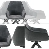Vichy Vichy, Sessel, Loungesessel Eleganza, Anthrazit, 60 x 89 cm