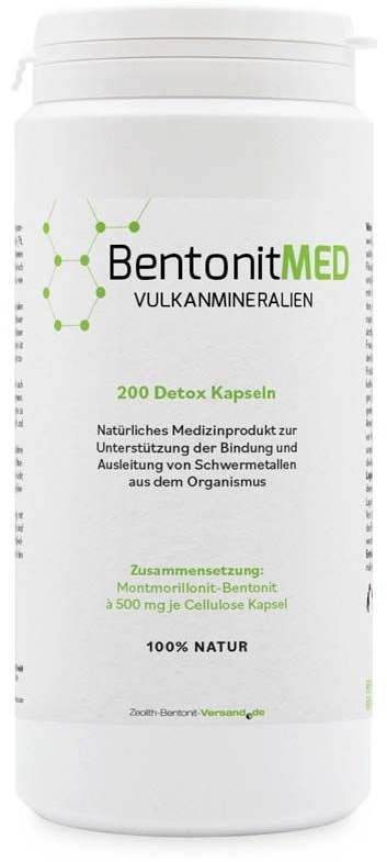 Bentonit MED Detox Kapseln 200 St