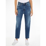 Tommy Jeans Mom- »MOM JEAN UH TPR DG«, Gr. 33 - Länge 30, mid blue2, , 13283751-33 Länge 30