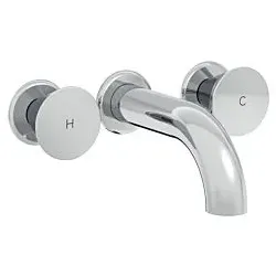 Vitra Liquid Fertigmontageset A42690 UP-Zweigriff-Waschtischarmatur, kurz, chrom