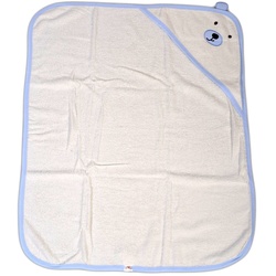 Cangaroo Baby Badetuch Baloo Kapuze 90 x 70 cm 100% Baumwolle Handtuch ab Geburt blau