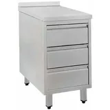 Schubladenschrank mit 50 mm Aufkantung 480 x 600 x 850 mm