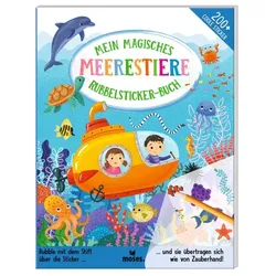 Moses Mein magisches Rubbelsticker-Buch Meerestiere