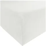 Erwin Müller Single-Jersey Spannbettlaken Regensburg in weiss | Gr.: 180x200 cm - 200x220 cm
