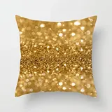 Wazylphin Kissenbezug 80x80 Minimalistisches Gold Kopfkissenbezug 80x80 Baumwolle Leinen Sofakissen mit Reißverschluss Kissen Bett Knitterfreie Kopfkissenbezüge Langlebig Couchkissen 1 Pcs