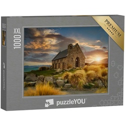 puzzleYOU Puzzle Church of the Good Shepherd, Neuseeland, 1000 Puzzleteile, puzzleYOU-Kollektionen Neuseeland