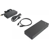 Lenovo ThinkPad Thunderbolt 3 Dock Gen2 – Anschluss - Schwarz/Rot