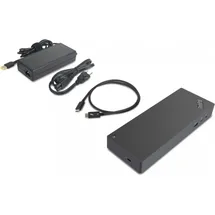 Lenovo ThinkPad Thunderbolt 3 Dock Gen2 – Anschluss - Schwarz/Rot