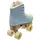 Impala QUAD SKATE Rollschuh sky blue/yellow - 41