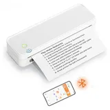 INF Smart A4 Thermodrucker tintenlos Bluetooth USB C kompakt 26.5cm - Weiß