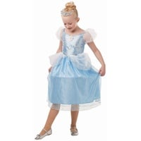 Rubies Offizielles Disney Prinzessin Cinderella Glitzer und Funkeln Mädchen-Kostüm, Kindergröße S, Alter 3–4 Jahre