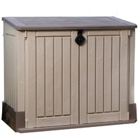 Keter Gartenbox/Aufbewahrungsbox Woodland 30 132x74x110 cm beige