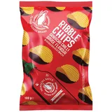 FLYING GOOSE Ribble Chips Sriracha Chilli, Knusprig würzige Kartoffelchips mit dem Geschmack der thailändischen Sriracha Chilisauce, 1 x 100 g Einzelpackung