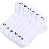 Puma Cushioned Quarter Socken 3er Pack Weiß 43-46