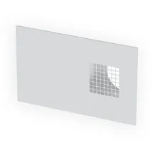 Zehnder Kombi-Außenwandgitter ComfoEdge Dupla DN125 Edelstahloptik