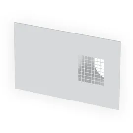 Zehnder Kombi-Außenwandgitter ComfoEdge Dupla DN125 Edelstahloptik