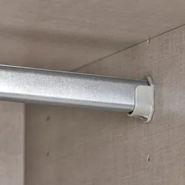 Priess Eckkleiderschrank Lindau Weiß