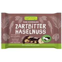 Rapunzel Zartbitter Schokolade 60% mit ganzen Nüssen HIH bio