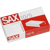 Sax Heftklammern 10/5 Silber 1000 St.