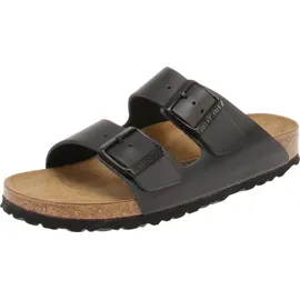 Birkenstock Arizona Naturleder schmal schwarz 41