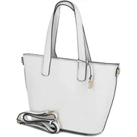 L.Credi Moena Shopper Tasche 43 cm weiss