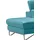 Egoitaliano "Princess, elegantes Designsofa mit erstklassigem Sitzkomfort", inkl. verstellbarem Kopfteil und edle Designmetallfüße grün
