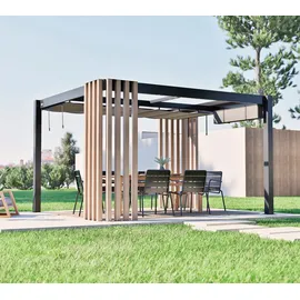 Sojag Pavillon Lito 1012 3,785 x 3,023 m Schwarz/Grau