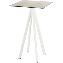 Essentials Infinity Klapptisch 70 x 70 x 109,2 cm grau/weiß