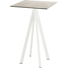 Essentials Infinity Klapptisch 70 x 70 x 109,2 cm grau/weiß